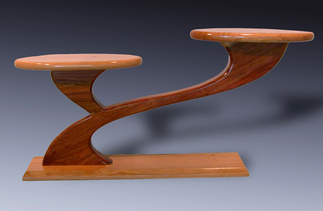 两层沙发桌，由Hudson Design Studios在CustomMade.com设计德赢与ac米兰手机