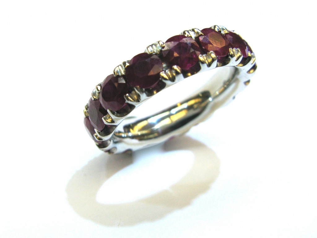 5 CTW天然红宝石戒指由CustomMade.com的完美设置德赢与ac米兰手机