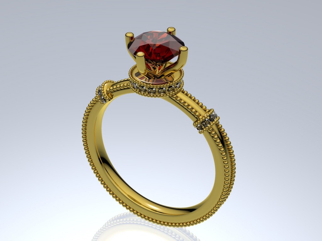 18K玫瑰金戒指由Takayas定制珠宝在CustomMade.com德赢与ac米兰手机
